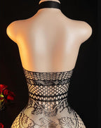 Sexy Fishnet Bodysuit for Women  Hot Transparent Lingerie Nightwear  Stretchable Body Stocking